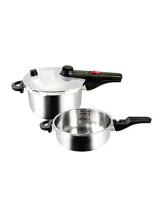 KELOMAT | Set pentola a pressione 22cm 4,5+3,0L