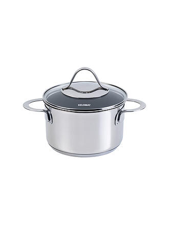 KELOMAT | Pentola per carne 16 cm / 1,9 l Perfekt in acciaio inox antiaderente