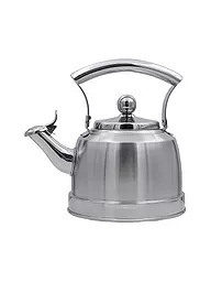 KELOMAT | Bollitore con fischio 1,5l Comfort in acciaio inox | Argento