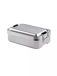 KELOMAT | Lunchbox 23x15cm acciaio inossidabile | Argento
