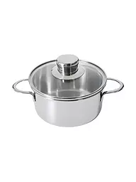 KELOMAT | MINI Casseruola con coperchio in vetro 14 cm | Argento