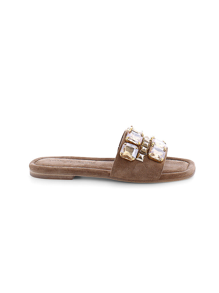 Pantoletten HOLLY STRASS cammello 37 1/2