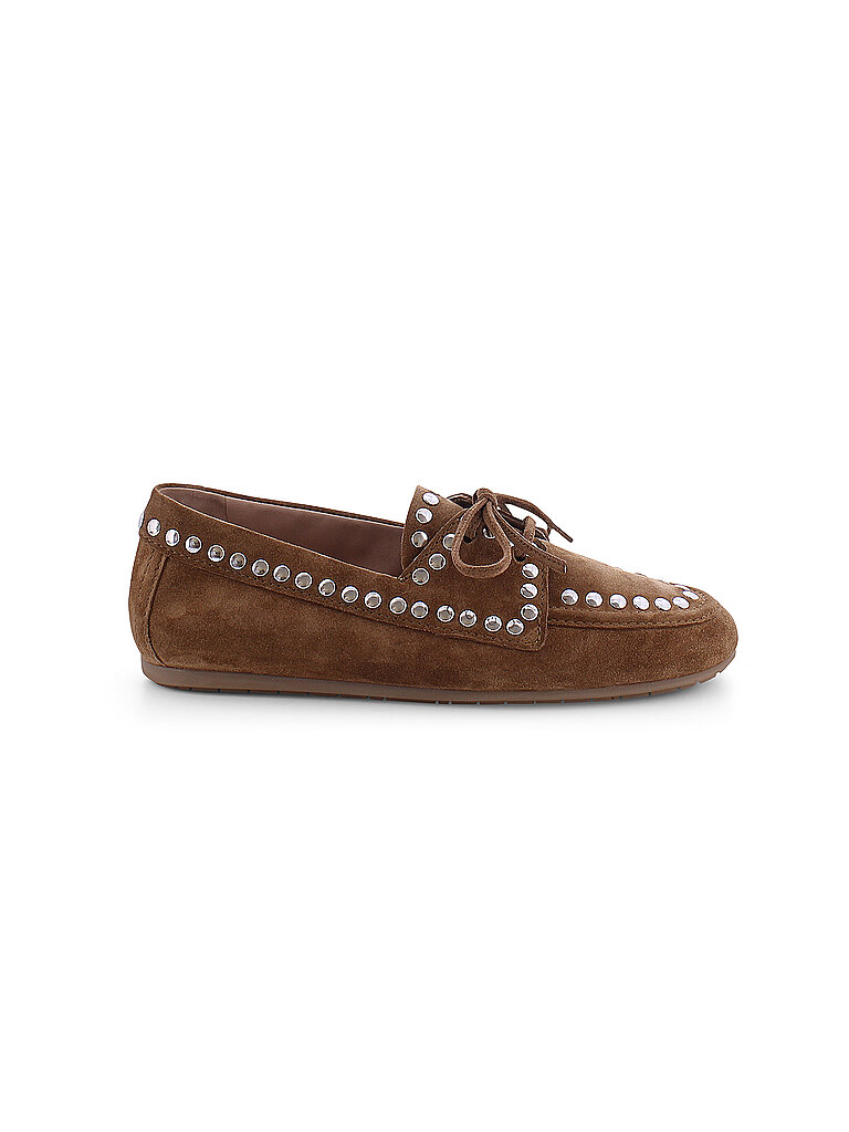 Scarpe da barca DROP cammello 40