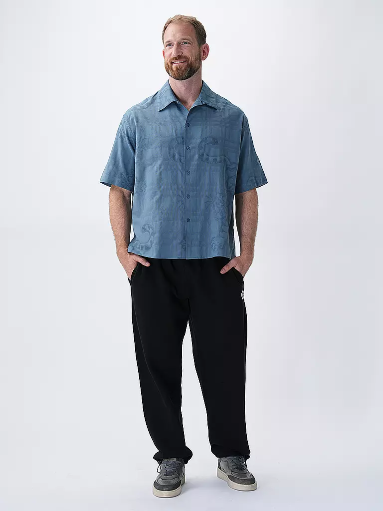 KENZO | Camicia BAMBOO TIGER HAWAIIAN | Blu chiaro