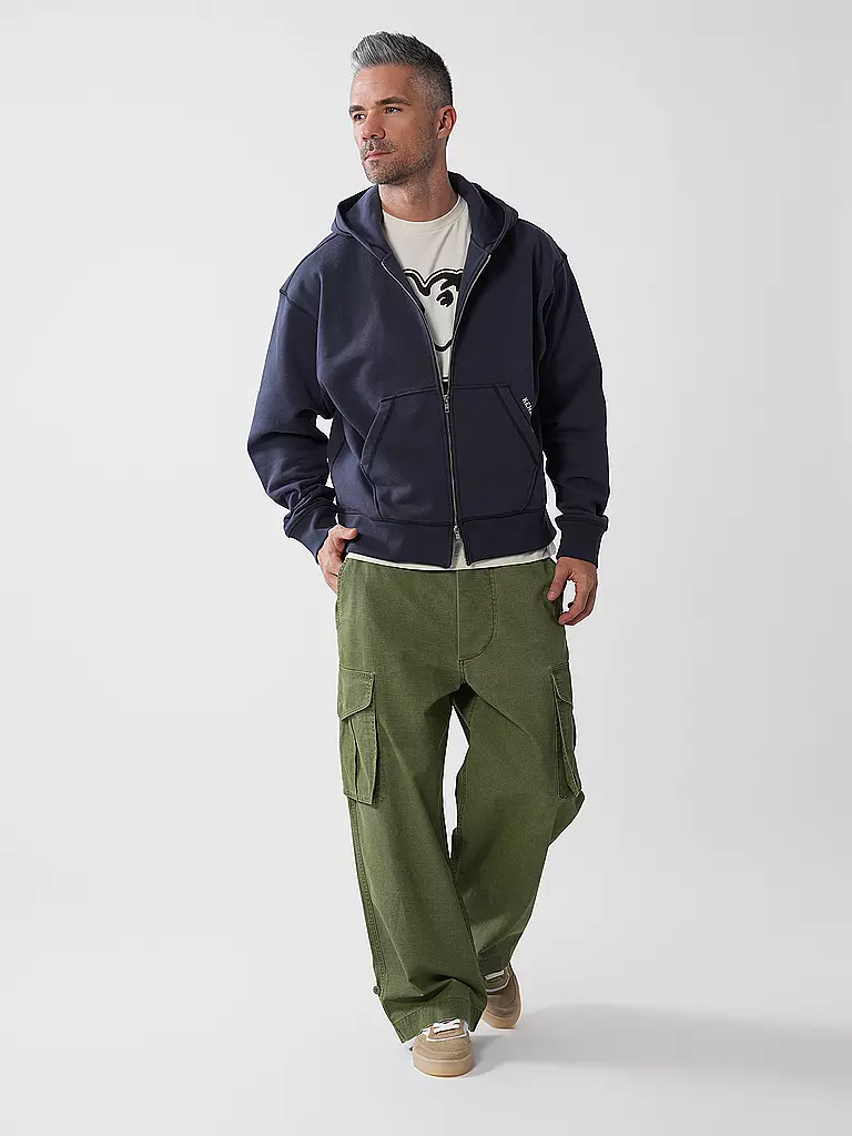 KENZO | Felpa con cappuccio JUNGLE ELEPHANT | Blu scuro