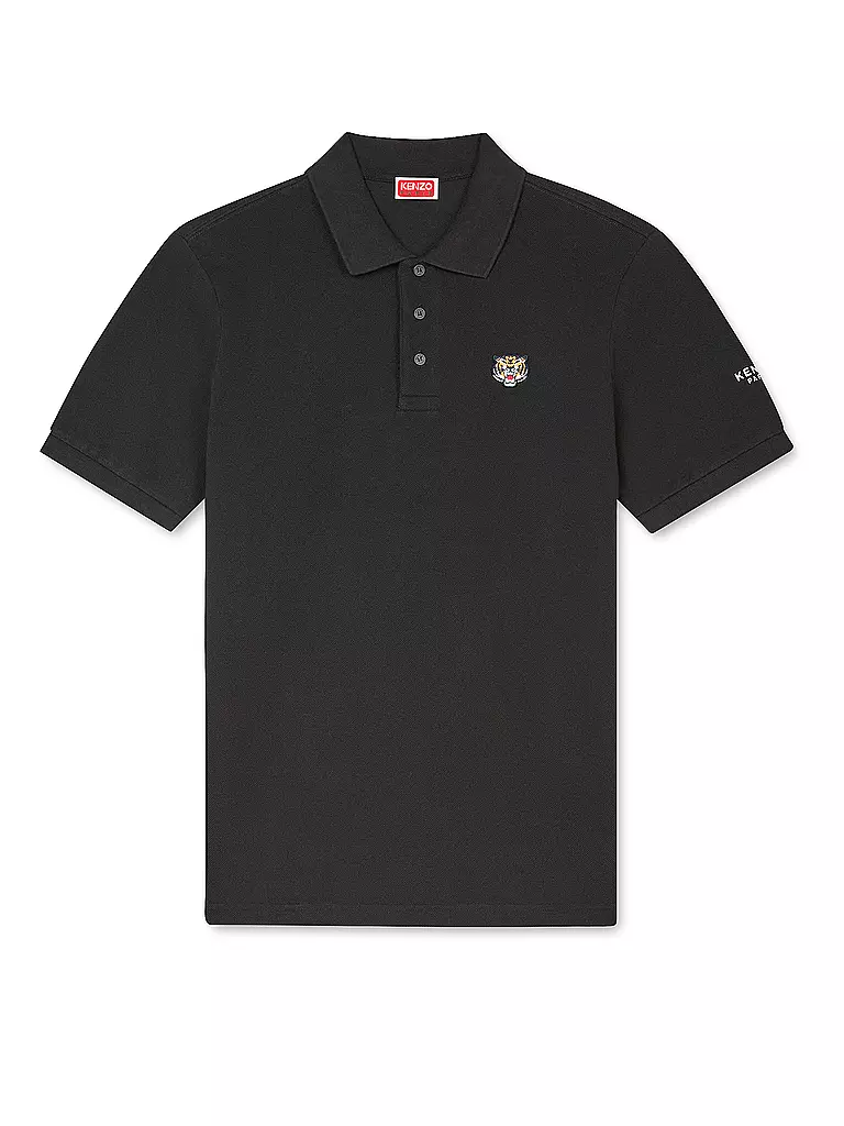 KENZO | Poloshirt LUCKY TIGER Slim Fit | Nero