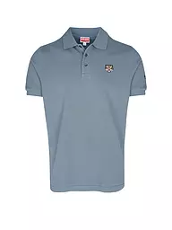 KENZO | Poloshirt LUCKY TIGER Slim Fit | Blu chiaro
