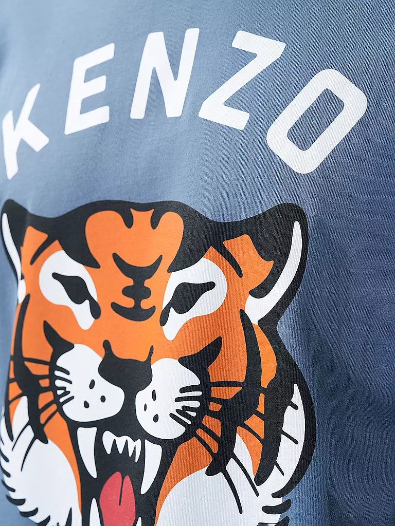 KENZO | T-shirt LUCKY TIGER | Blu chiaro