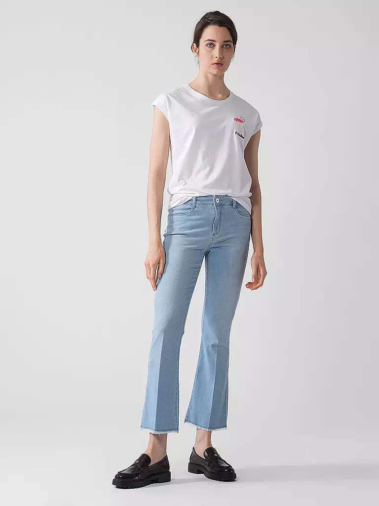 KEY LARGO | T-shirt FLAMINGO | Bianco