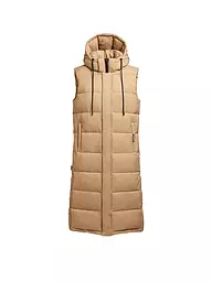 KHUJO | Steppgilet THE MAGNETA MATT | Cammello