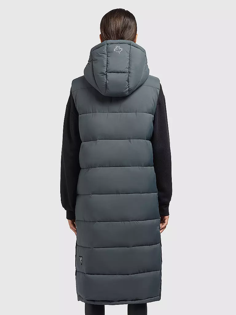 KHUJO | Steppgilet THE MAGNETA MATT | Grigio