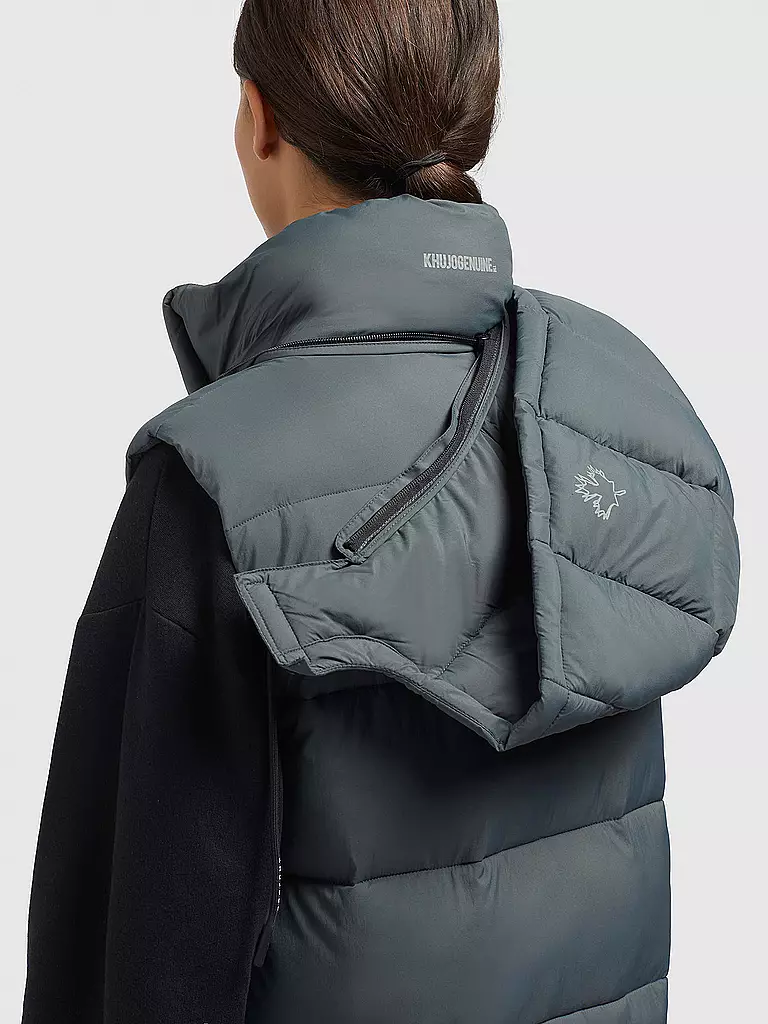 KHUJO | Steppgilet THE MAGNETA MATT | Grigio