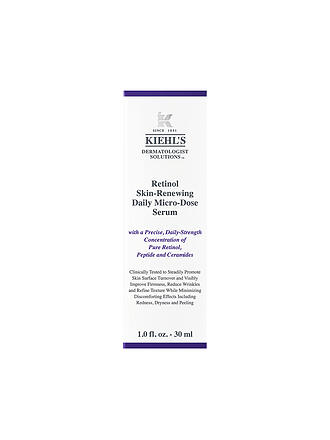 KIEHL'S | Crema viso - Trattamento quotidiano micro-dose rinnovatore della pelle al retinolo 30ml
