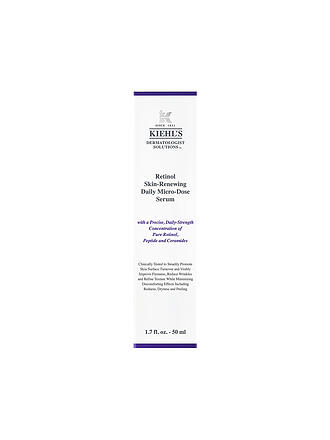 KIEHL'S | Crema viso - Trattamento quotidiano micro-dose rinnovatore della pelle al retinolo 50ml
