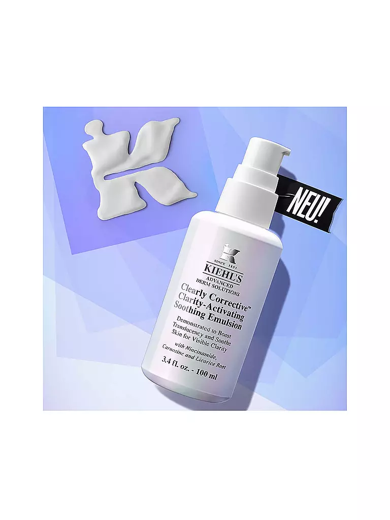 KIEHL'S | Crema viso - Emulsione lenitiva attivante la chiarezza Clearly Corrective 100 ml | 