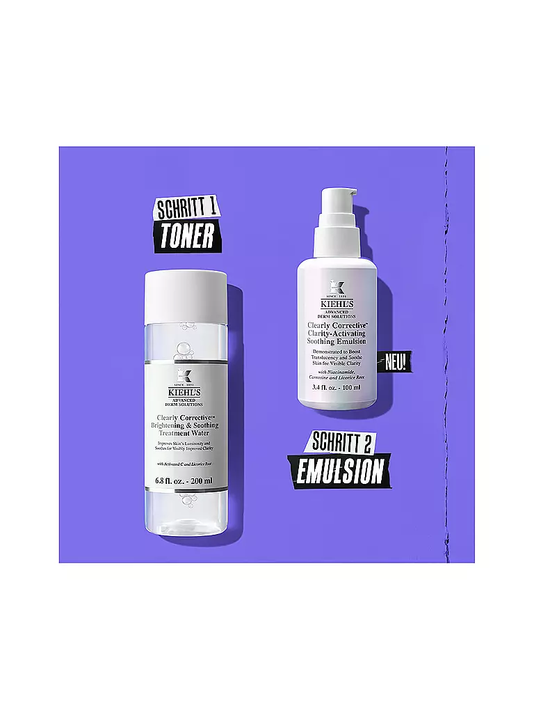 KIEHL'S | Crema viso - Emulsione lenitiva attivante la chiarezza Clearly Corrective 100 ml | 