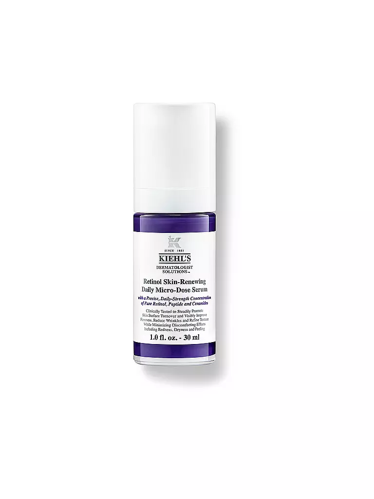 KIEHL'S | Crema viso - Trattamento quotidiano micro-dose rinnovatore della pelle al retinolo 30ml | Senza colore