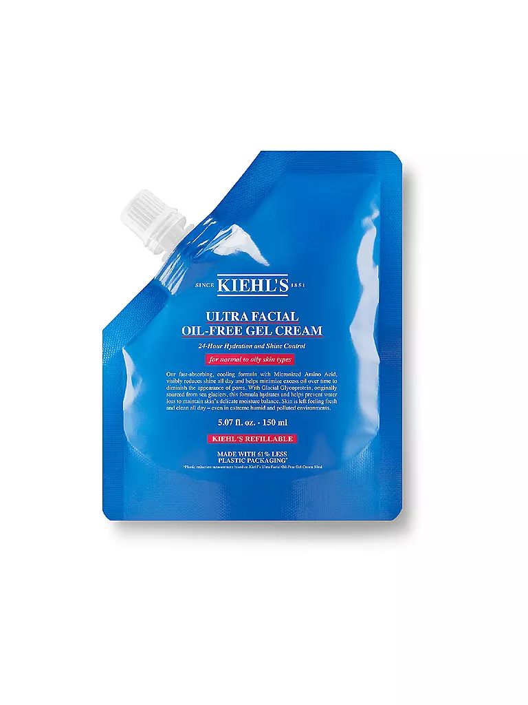 KIEHL'S | Crema Viso - Ultra Facial Oil-Free Gel Cream Refill Pouch 150ml | Senza colore