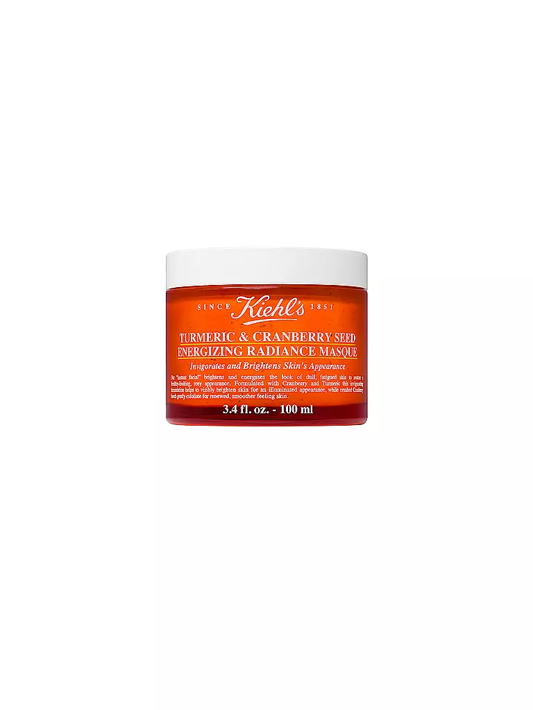 KIEHL'S | Maschera energizzante illuminante con curcuma e semi di mirtillo rosso 100 ml | Senza colore