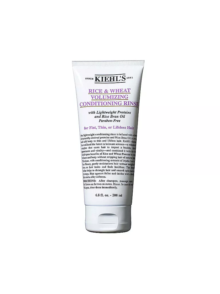 KIEHL'S | Rice and Wheat Volumizing Conditioning Rinse 200ml | Senza colore