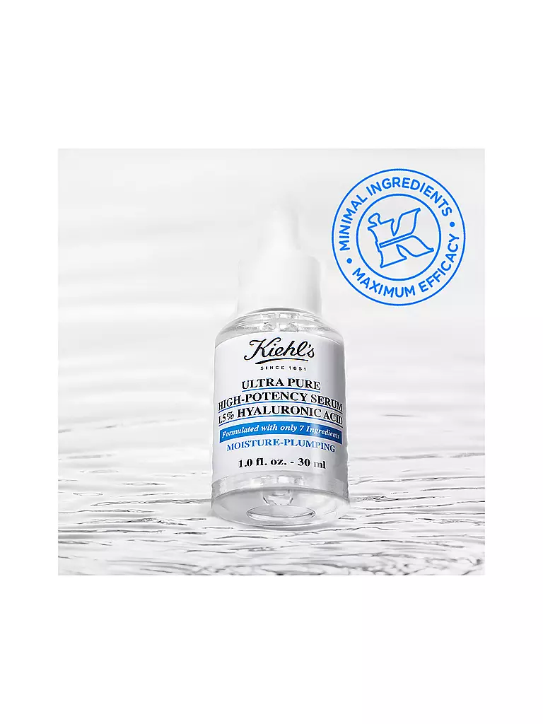 KIEHL'S | Ultra Pure High-Potency Serum 1.5% Hyaluronic Acid 30ml | Senza colore