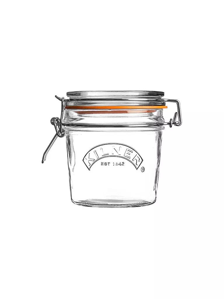 KILNER | Barattolo in vetro con chiusura a staffa 350ml | Trasparente