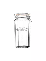 KILNER | Barattolo in vetro con chiusura a staffa Kilner sfaccettato 1,8 l | Trasparente
