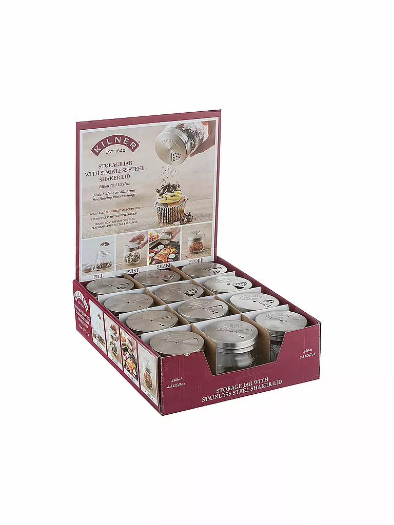 KILNER | Barattolo per alimenti con coperchio a vite 250 ml | 