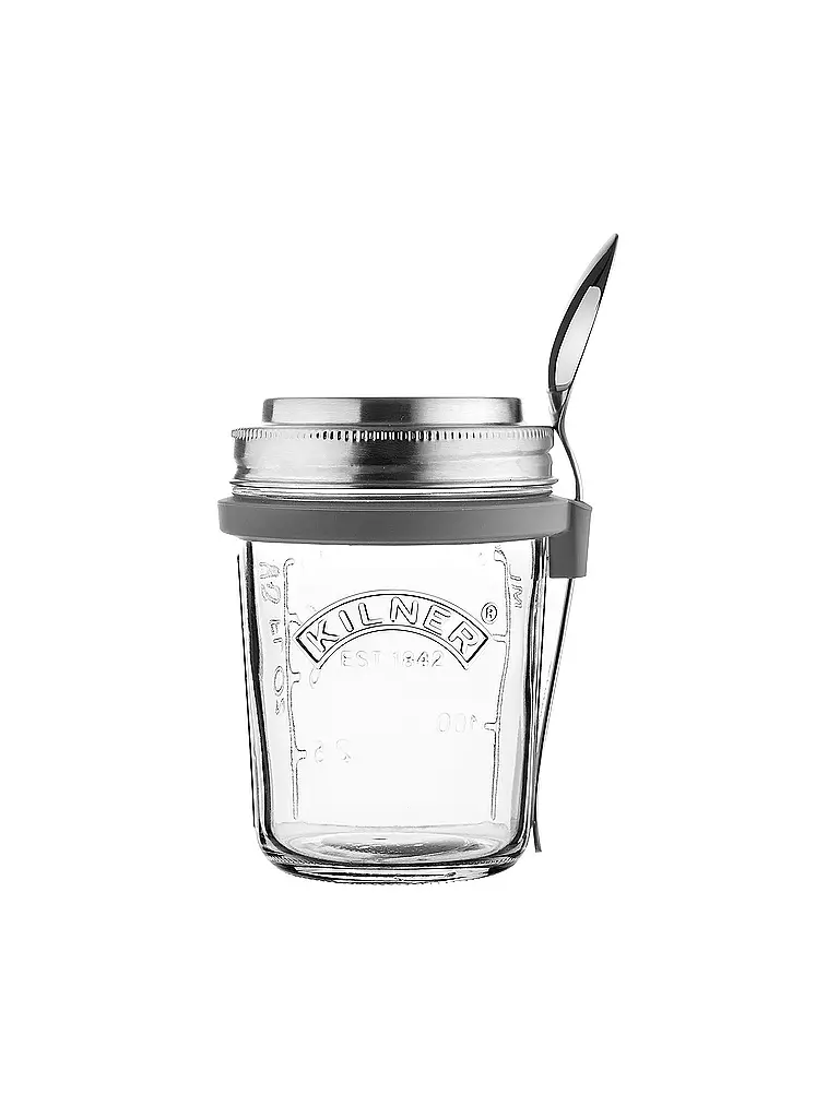 KILNER | Barattolo per colazione da asporto 350 ml | Trasparente