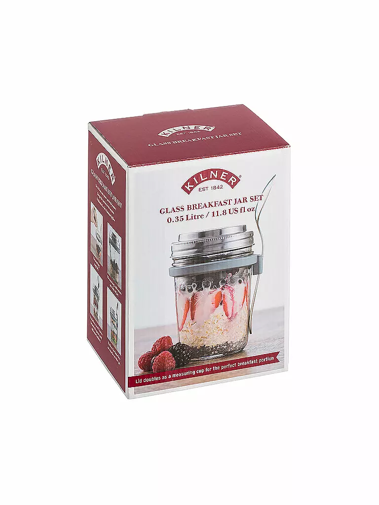 KILNER | Barattolo per colazione da asporto 350 ml | 