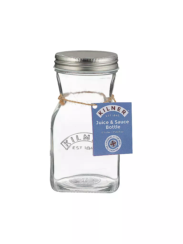 KILNER | Bottiglia per succo/salsa in vetro da 500 ml | 