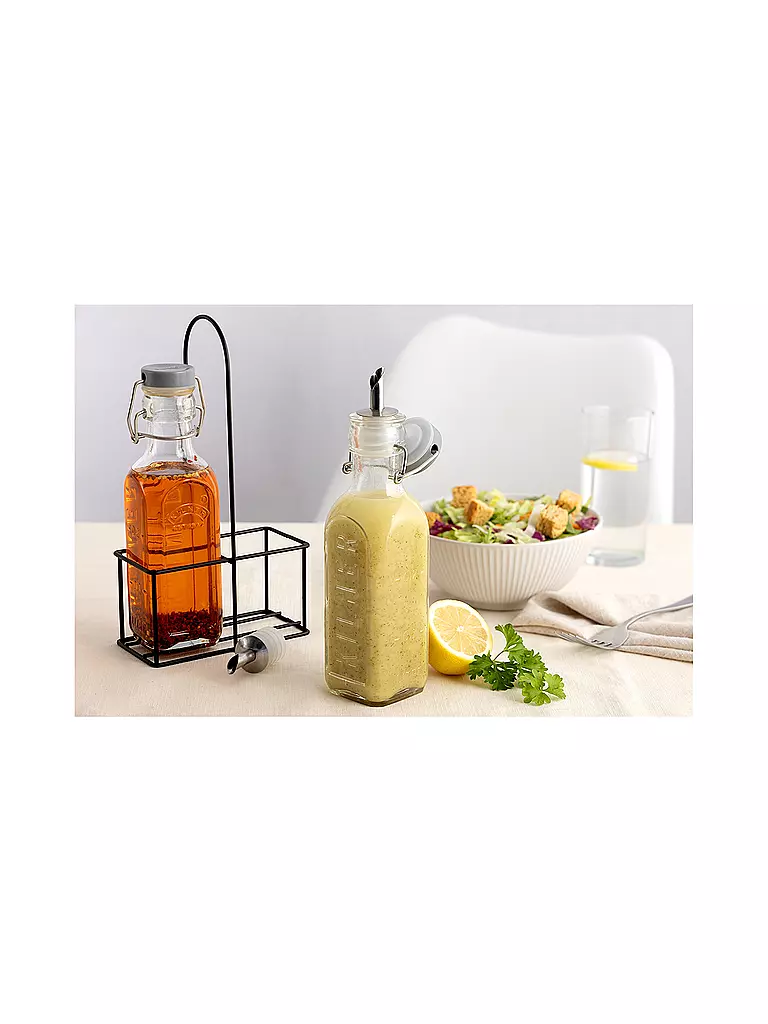 KILNER | Set di bottiglie per aceto/olio 2x0,3l | 