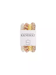 KKNEKKI | Elastici per capelli, confezione da 4, BUNDLE 37 | Giallo