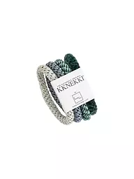 KKNEKKI | Elastici per capelli, confezione da 4, BUNDLE 5 | Verde scuro