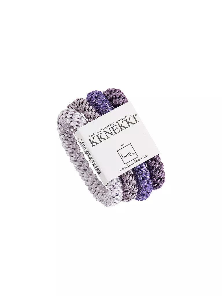 KKNEKKI | Elastici per capelli, confezione da 4, BUNDLE 36 | Lilla