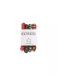 KKNEKKI | Elastici per capelli, confezione da 4, BUNDLE 37 | Verde scuro