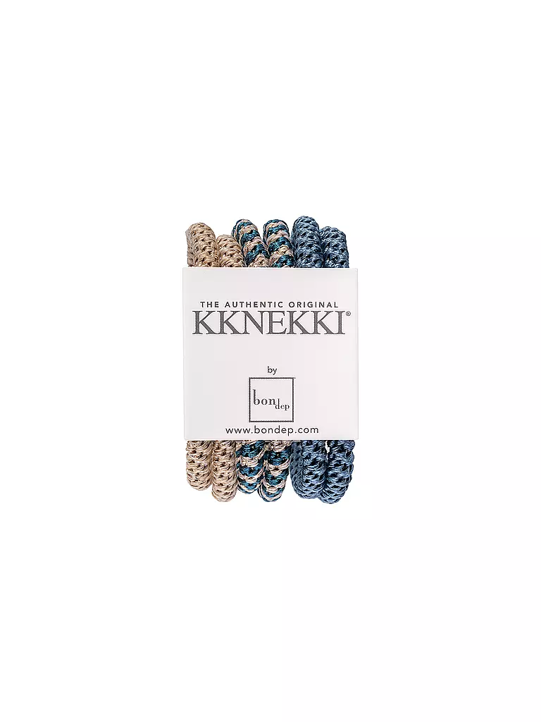 KKNEKKI | Elastici per capelli, confezione da 6, BUNDLE 10 | Blu
