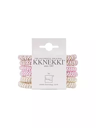 KKNEKKI | Elastico per capelli, confezione da 6, BUNDLE 14 | Rosa