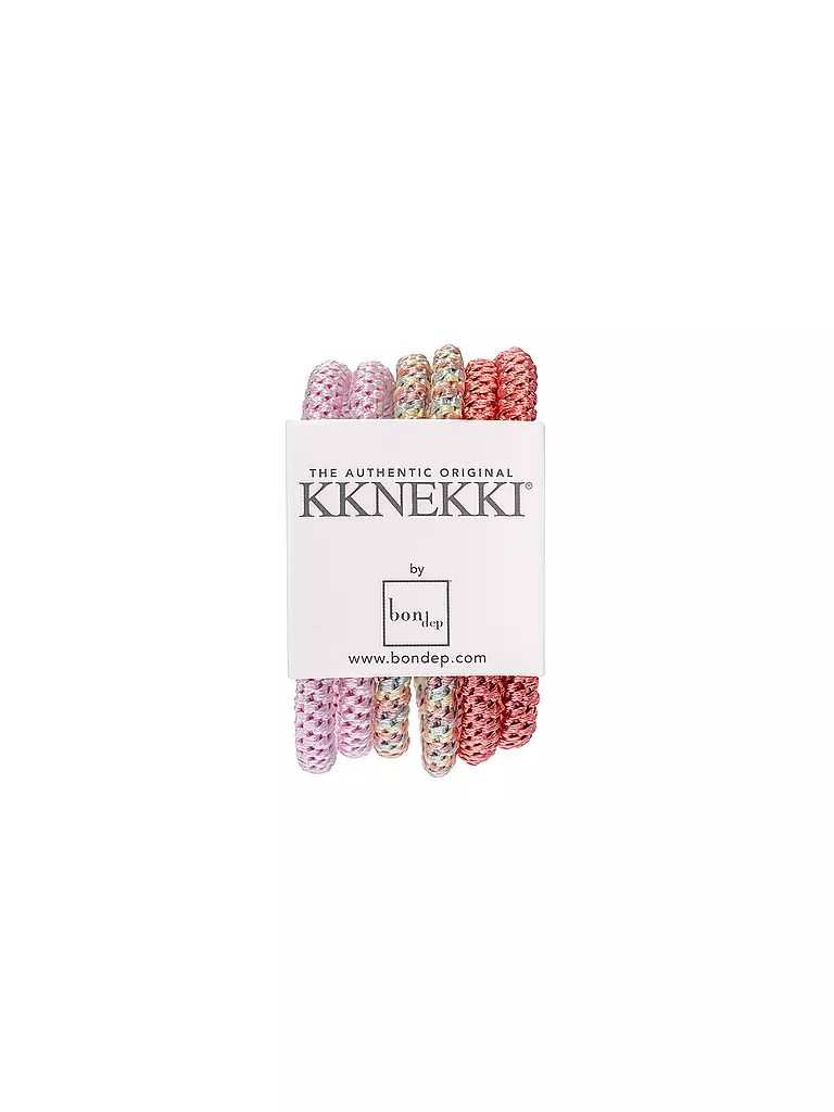 KKNEKKI | Elastici per capelli, confezione da 6, BUNDLE 5 | Fucsia