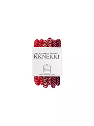 KKNEKKI | Haargummi 6er Pkg BUNDLE 12 | Rosso scuro