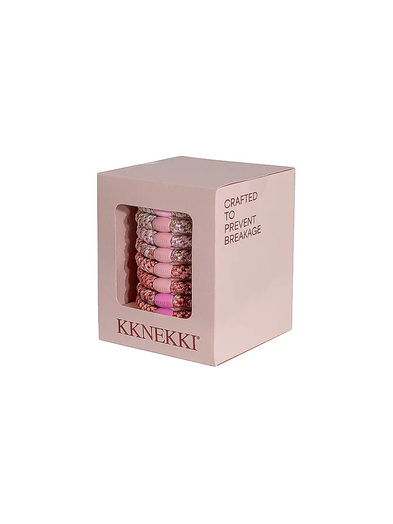 KKNEKKI | Elastici per capelli, confezione da 8. BALLET EDITION | Rosa