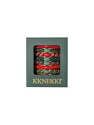 KKNEKKI | Elastici per capelli, confezione da 8. EARTH EDITION | Rosso