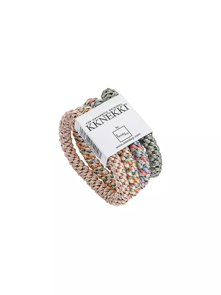 KKNEKKI | Elastico per capelli, confezione da 4, BUNDLE 21 | Rosa
