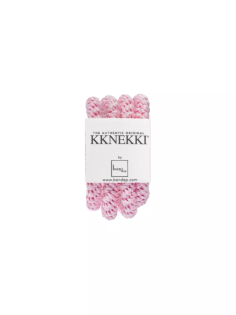 KKNEKKI | Elastico per capelli, confezione da 4, BUNDLE 26 | Rosa