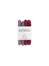 KKNEKKI | Elastici per capelli, confezione da 4, BUNDLE 37 | Rosso scuro