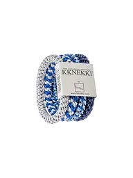 KKNEKKI | Elastici per capelli, confezione da 4, BUNDLE 5 | Blu