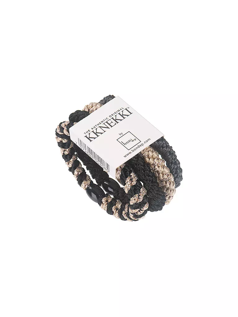 KKNEKKI | Elastico per capelli, confezione da 4, BUNDLE 9 | Grigio