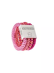 KKNEKKI | Elastici per capelli, confezione da 4, BUNDLE 37 | Fucsia