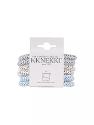 KKNEKKI | Elastici per capelli, confezione da 6, BUNDLE 10 | Blu chiaro