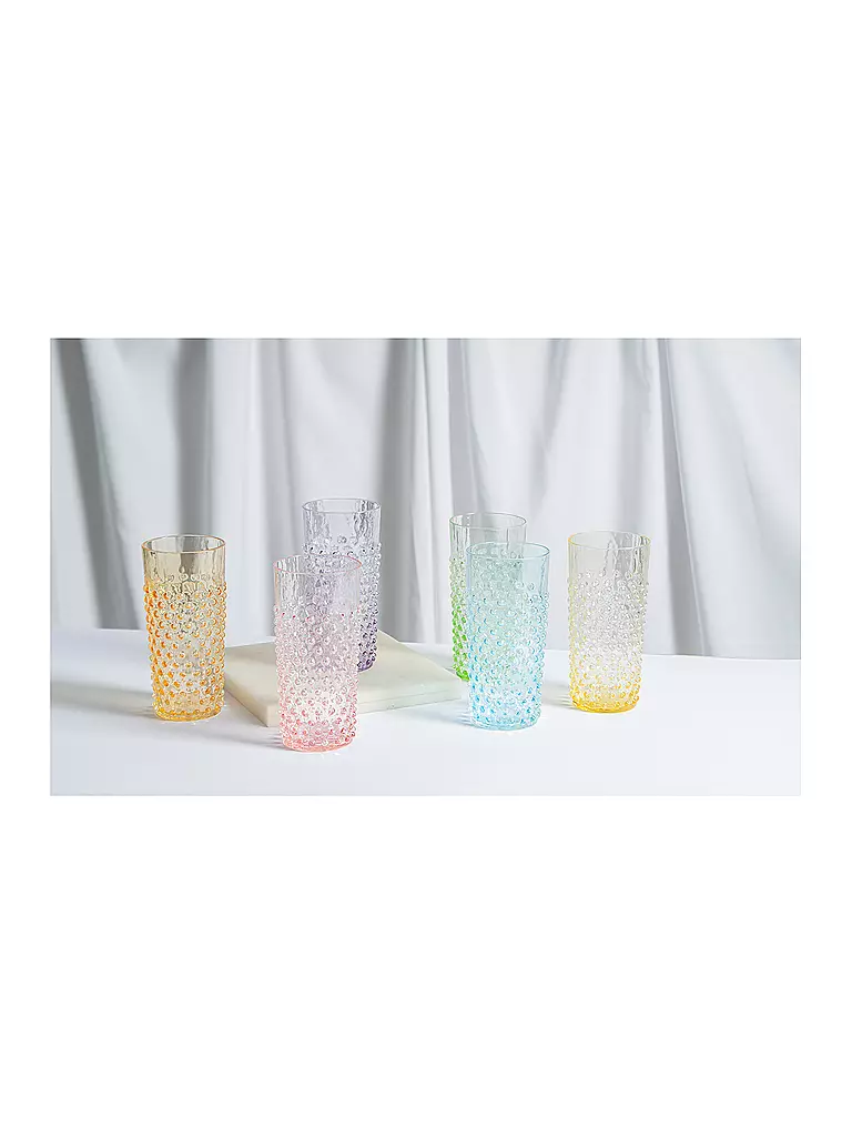 KLIMCHI | Set di 2 bicchieri Tumbler 400ml Underlay Amber | Giallo